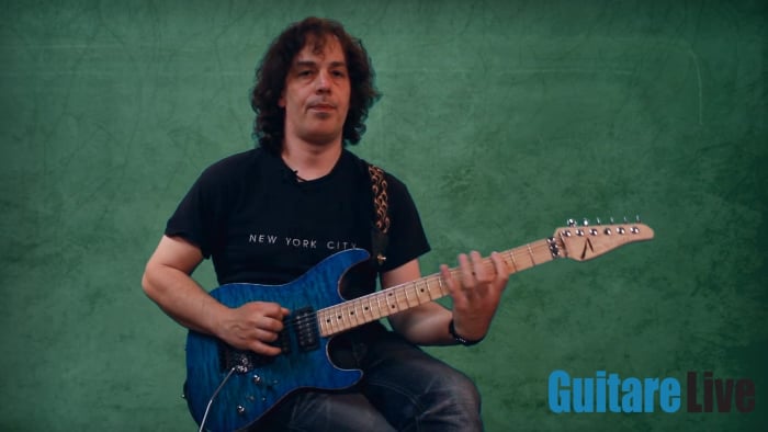 Gamme mineure harmonique sur II-V-I mineur