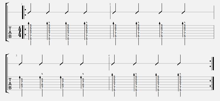Partition 5 - Accentuer le temps 2 et 4