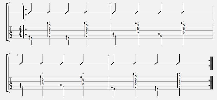 Partition 6 - Détacher les basses des accords