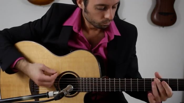 Plan avec pompe manouche en A mineure