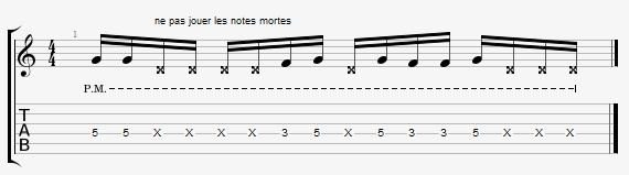Partition 1 - Muting en note simple