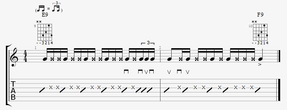 Partition 9 - Cinquième motif