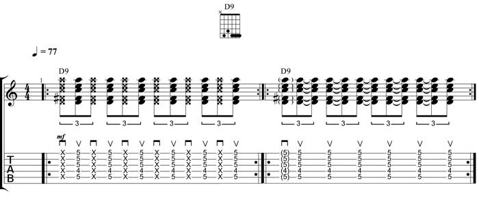 Partition 4 - Shuffle avec accent