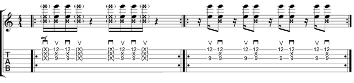 Partition 1 - Travail des cellules rythmiques classiques