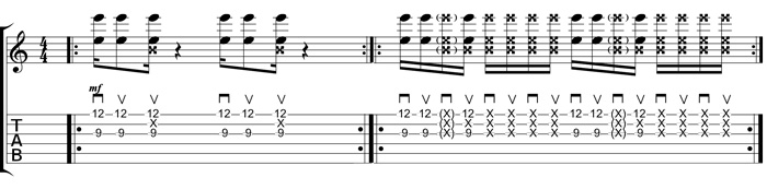 Partition 4 - Travail des cellules rythmiques classiques