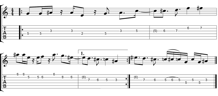 Partition 6 - Une intro complexe de Kool and the Gang