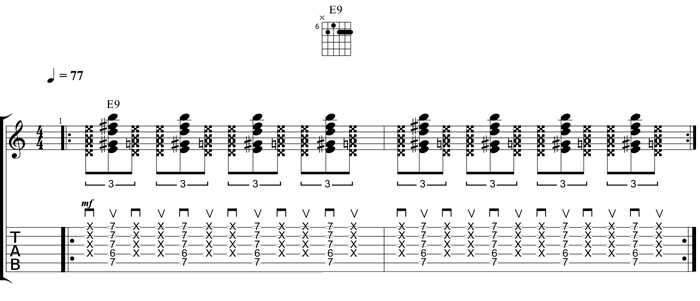 Partition 2 - Travail sur le triolet de croches : jeu sur la deuxième croche