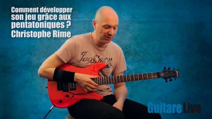 Tapping fixe 17°case   MG slide penta en démanché sur chaque corde (3 cordes)