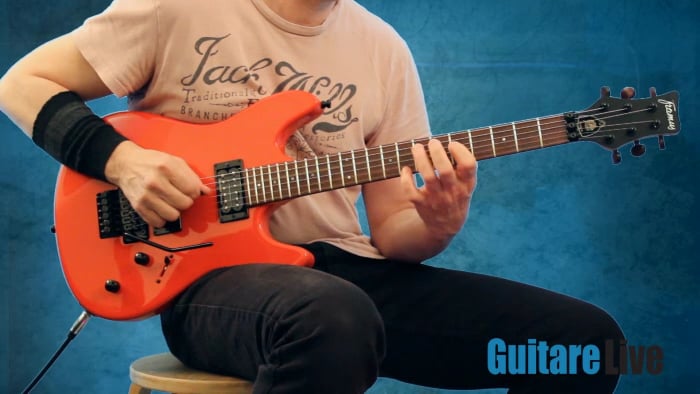 Cellules de 6 notes avec appogiatures, position 1, en descente