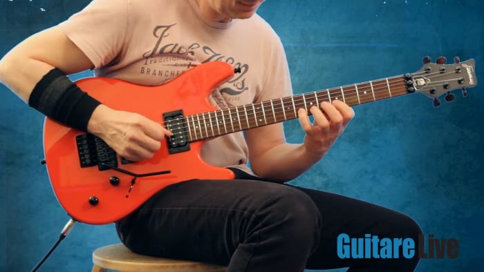 Position 1 de Amin penta avec extension en slide sur 2ème position