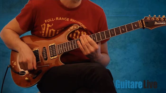 G mineur pentatonique 3 par 3