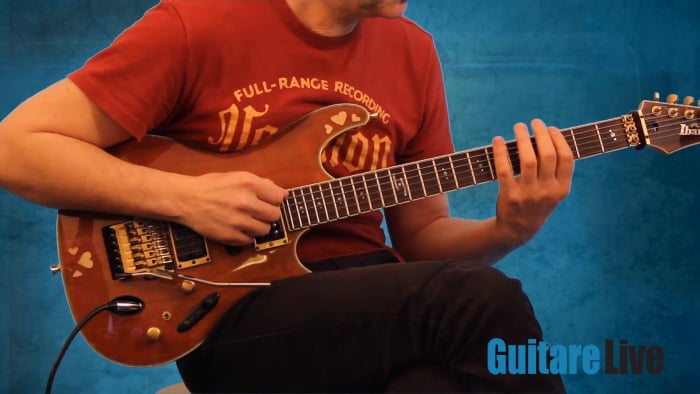 G mineur pentatonique 4 par 4