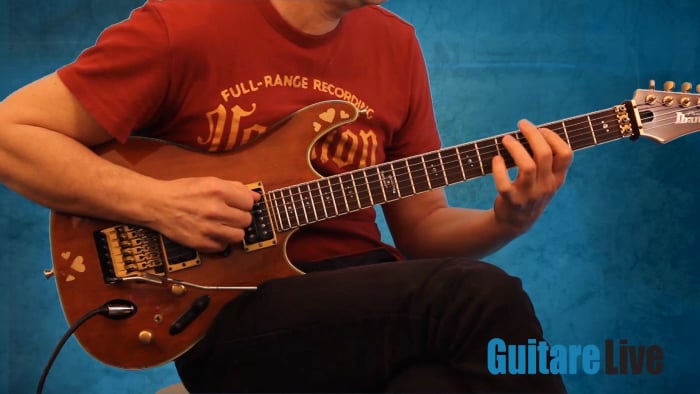 G mineur pentatonique en quartes