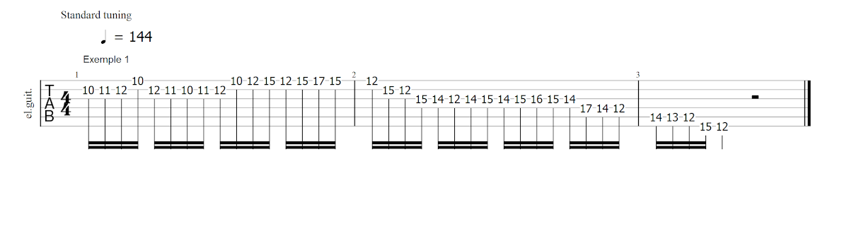 Partition 2 - Chapitre 2 : exemple 1