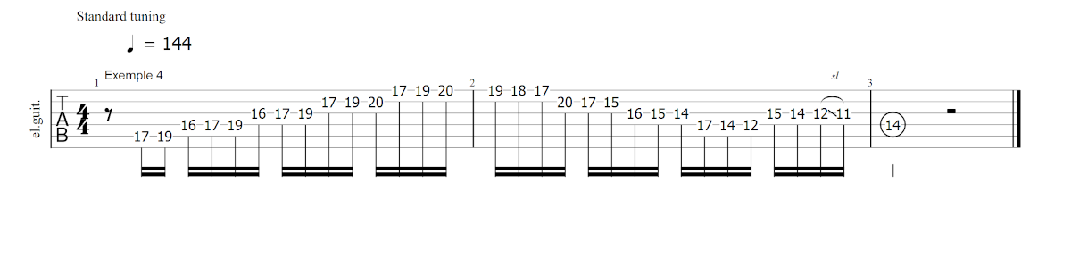 Partition 5 - Chapitre 5 : combinaison mode et penta blues