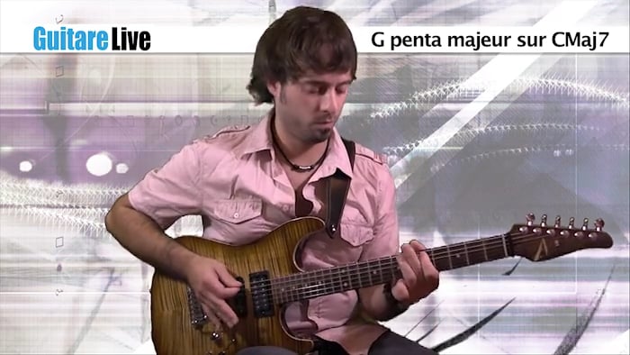 G Penta majeur sur CMaj7