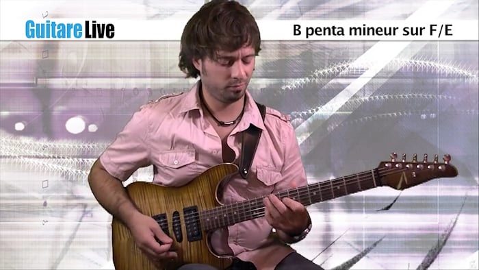 B pentatonique mineure sur F/E