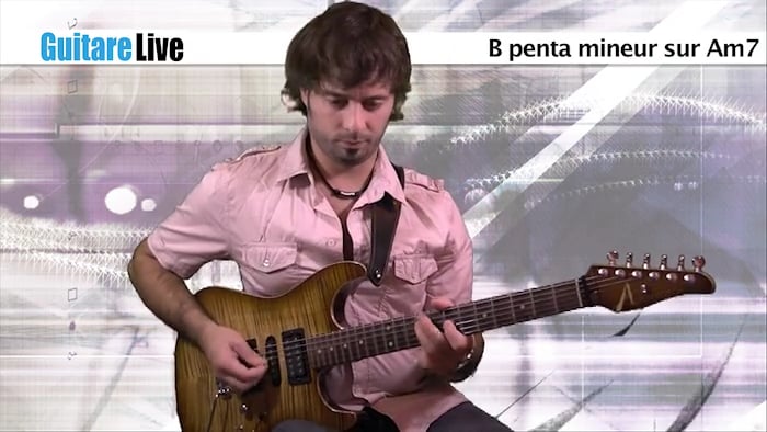 B pentatonique sur Am7