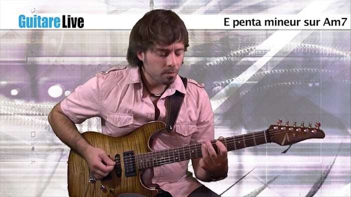 E pentatonique sur Am7