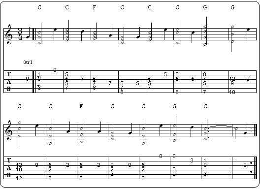 Partition 3 - I IV V