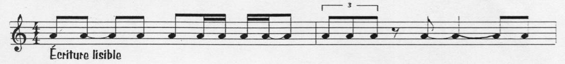 Partition 3 - Ecriture rythmique