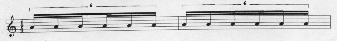 Partition 5 - Le triolet