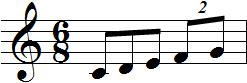 Partition 6 - Le triolet