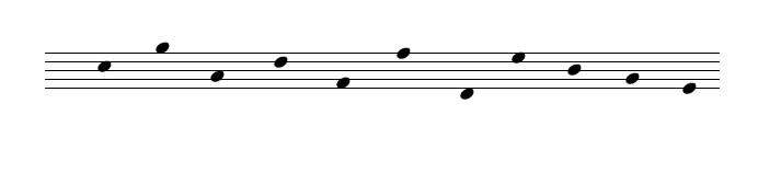 Partition 6 - La clef de Fa