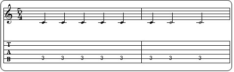 Partition 18 - La signature rythmique