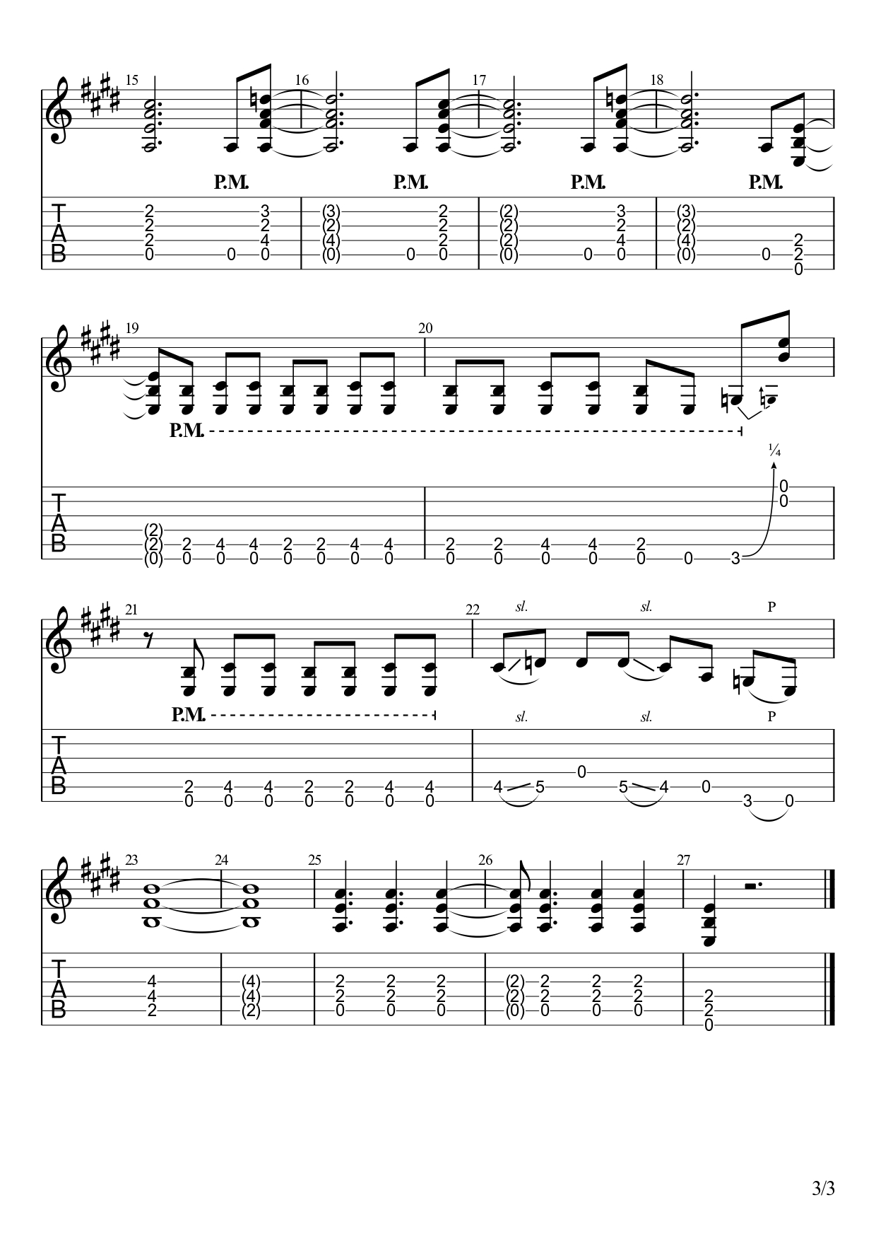 Partition 3 - Les riffs selon Malcolm Young
