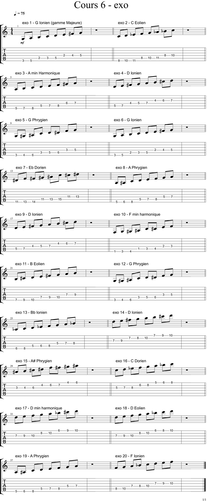Partition 3 - Solution des exos