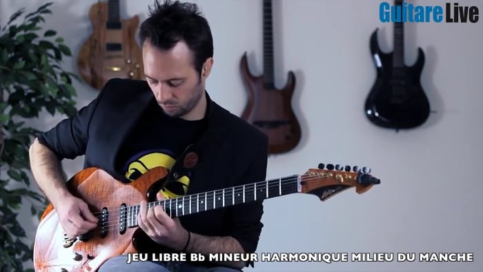 La gamme de Bb mineur harmonique