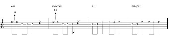 Partition 4 - Différences entre les deux modes