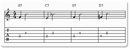Partition 1 - Les tierces et les septièmes : les premières notes cibles