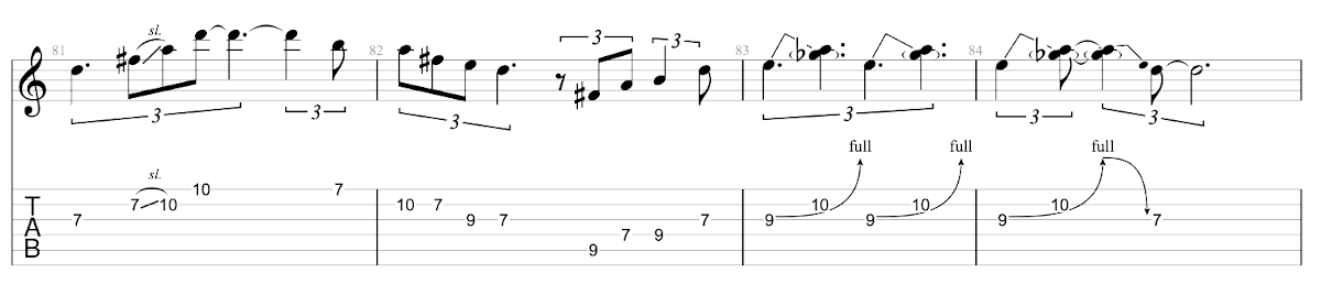 Partition 5 - Improvisation - Solo 1