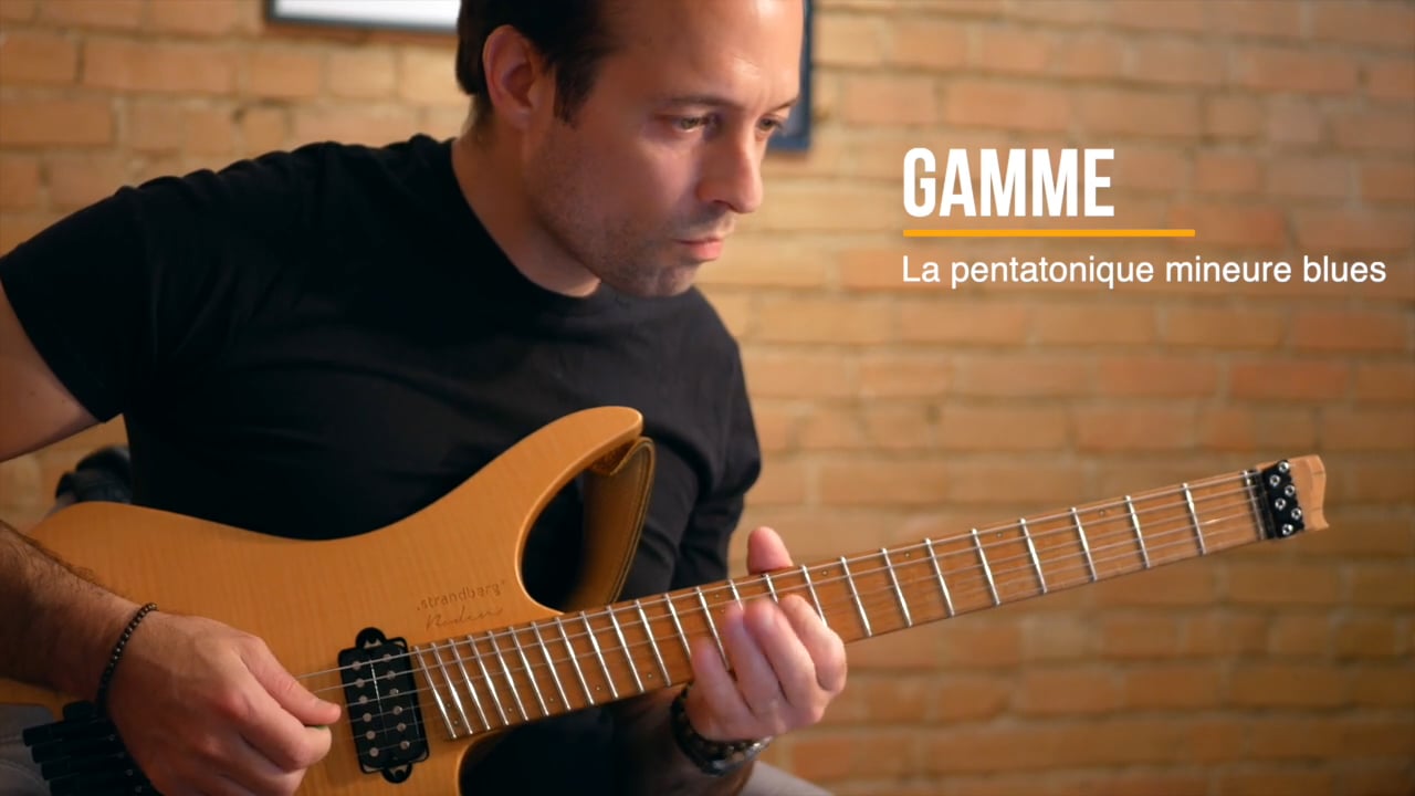 La pentatonique mineure blues