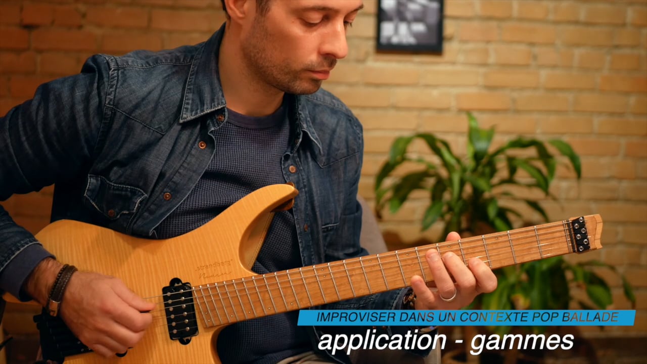 Application : Gammes