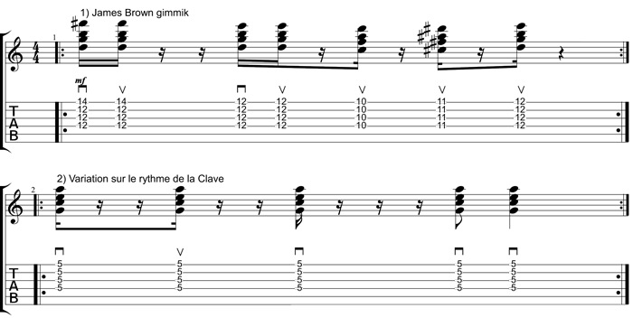 Partition 1 - Battement main droite