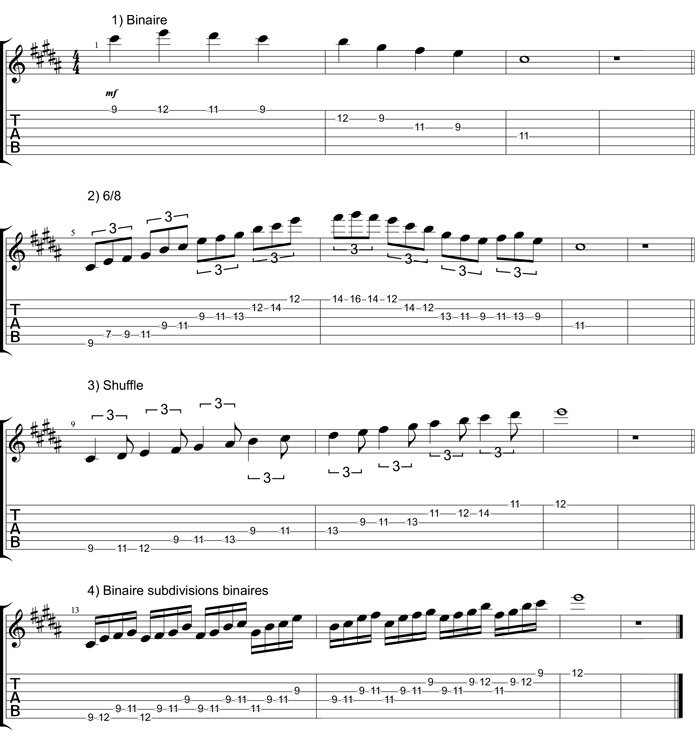 Partition 3 - 3 pour 2, et 2 pour 3
