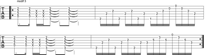 Partition 4 - Troisième exemple