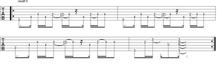 Partition 4 - Dernier exemple