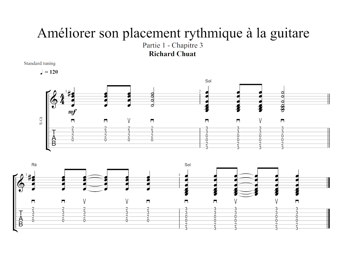Partition 4 - Chapitre 3 : L'application musicale