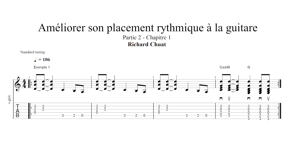 Partition 1 - Chapitre 1 : noire pointée