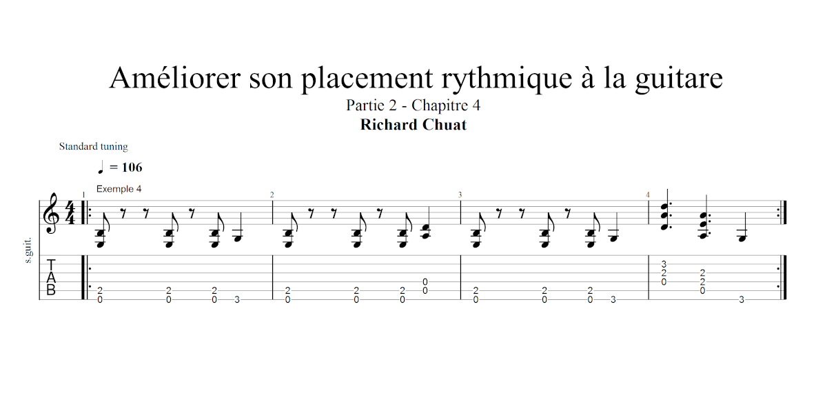 Partition 4 - Chapitre 4 : silences