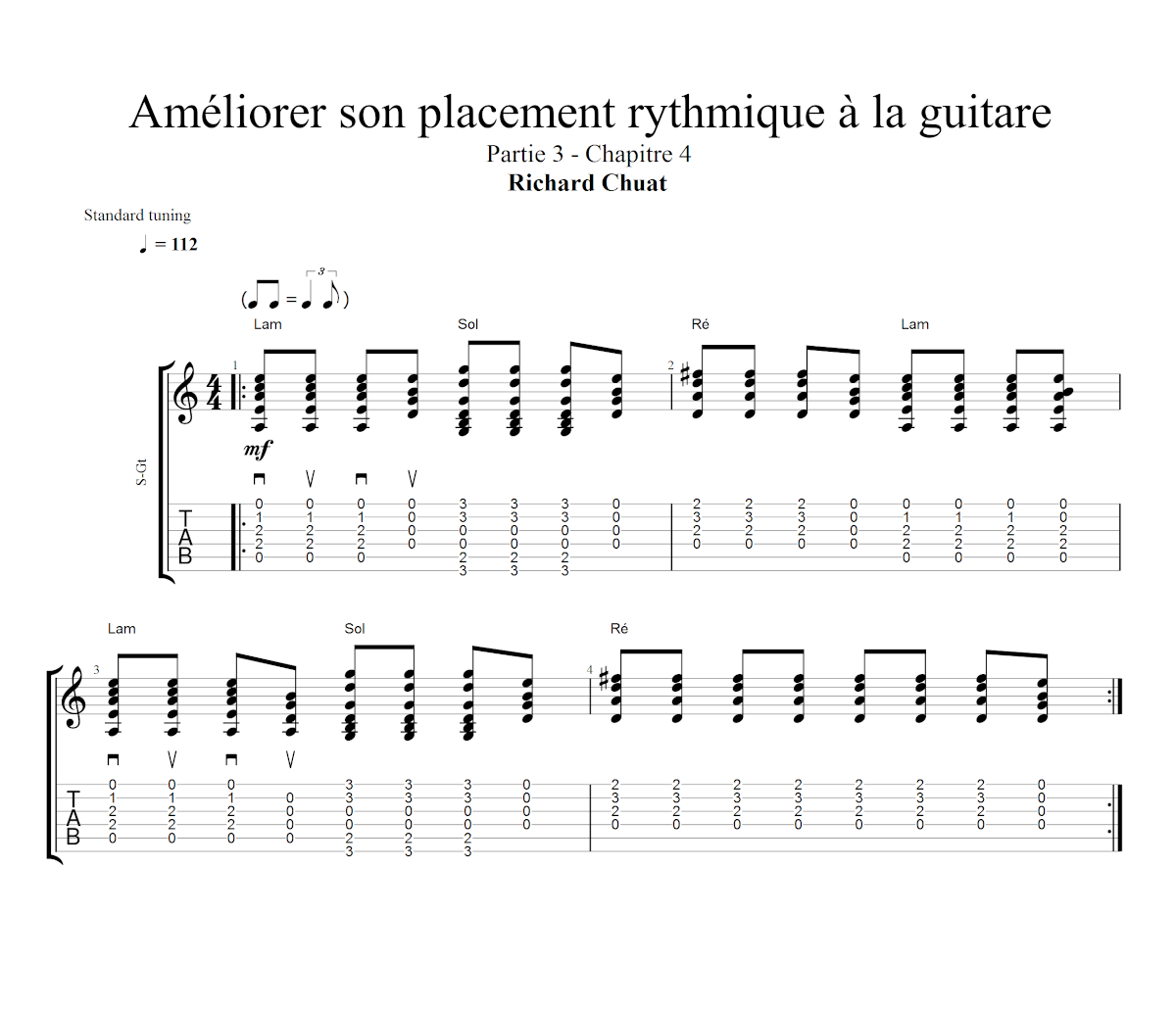 Partition 3 - Chapitre 4 : accords ouverts
