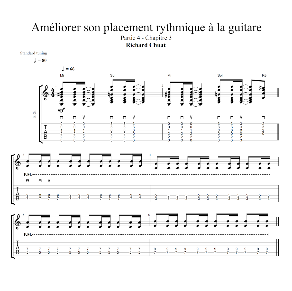 Partition 4 - Chapitre 3 : figure de croche - 2 doubles