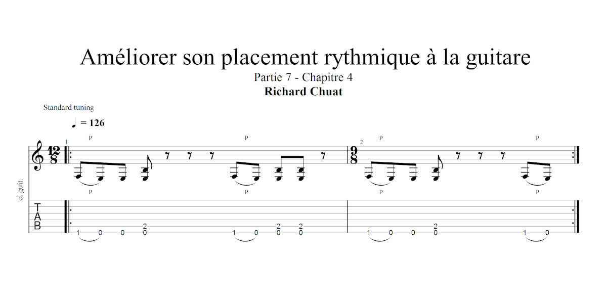 Partition 4 - Chapitre 4 : Mesures 12/8 et 9/8