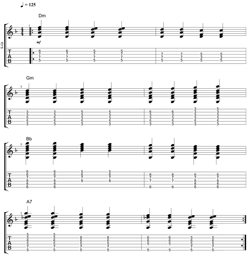 Partition 3 - Rajouter des mélodies sur les accords