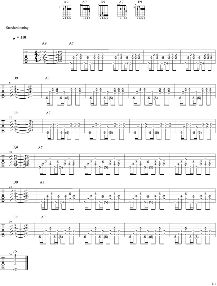 Partition 2 - Transposition en La