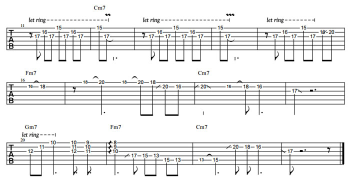 Partition 4 - Lead en triades mineures et penta